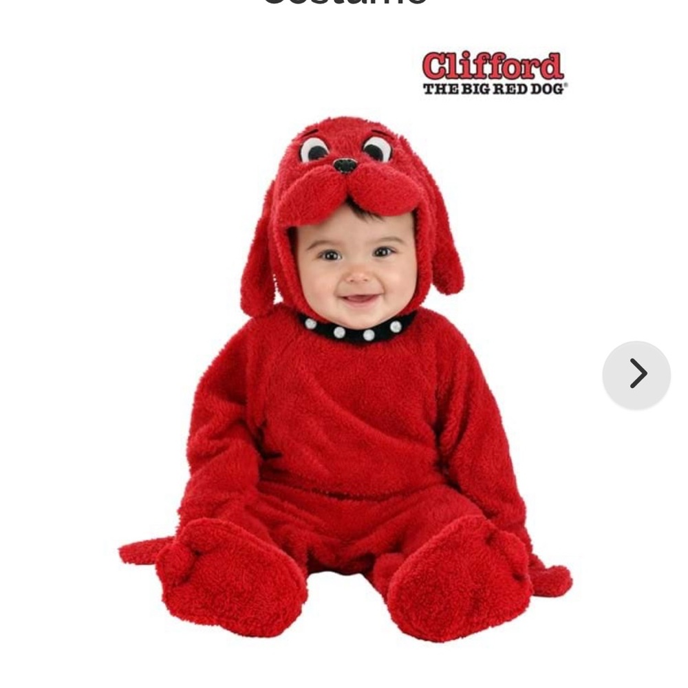 Clifford the Big Red Dog Baby Costume